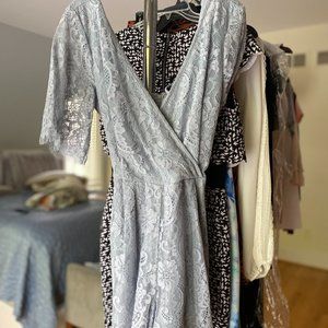 Cinderella Blue Lace Romper